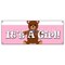 Signmission ITS A GIRL! BANNER SIGN birth pregnant hospital welcome home B-Its A Girl - alternate 1